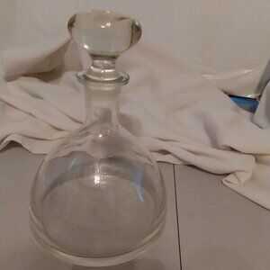 Vintage glass decanter